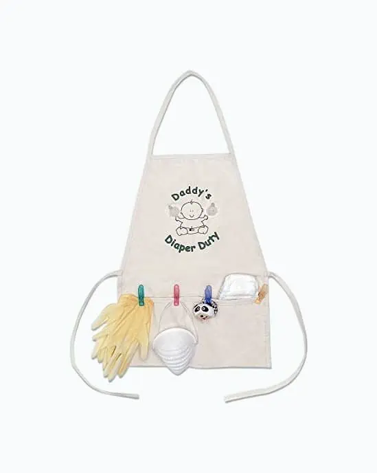Product Image of the Daddy's Diaper Duty Apron