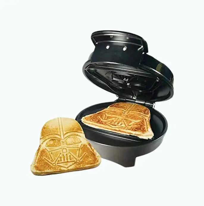 Product Image of the Darth Vader Waffle Maker