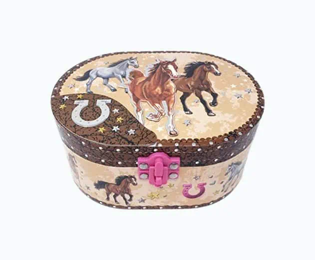 Product Image of the Dashing Horse Jewelry Box