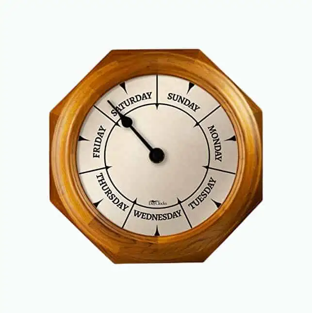 Product Image of the Day Of The Week Wall Clock