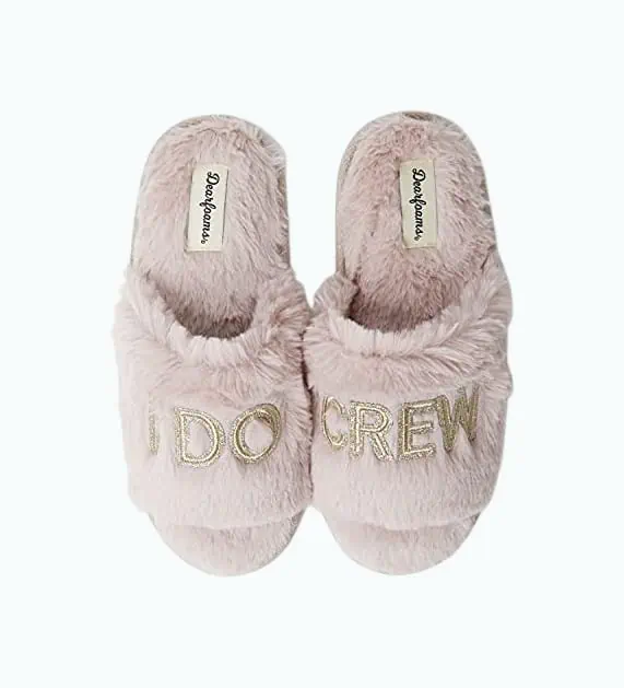 Product Image of the Dearfoams Bridal Slippers