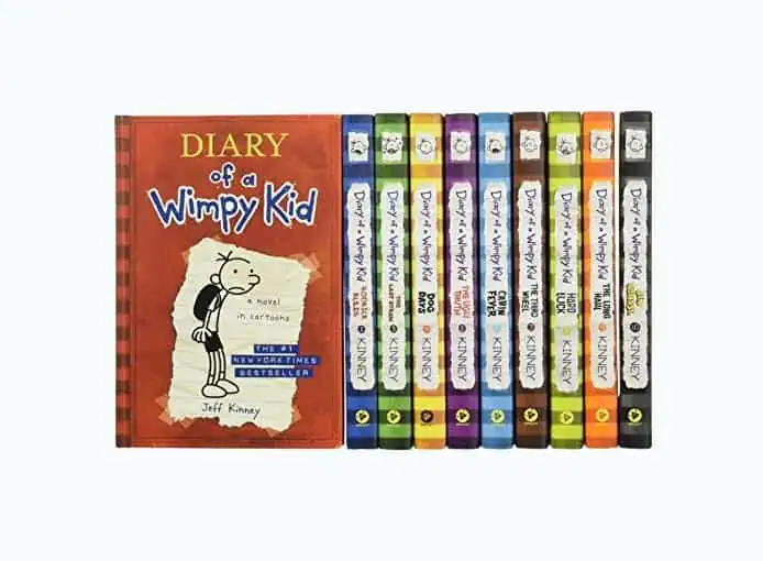 Product Image of the Diary of a Wimpy Kid Box of Books