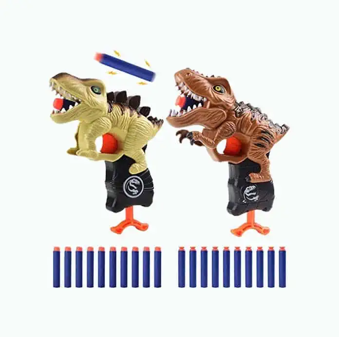 Product Image of the Dinosaur Blaster Gun Toys