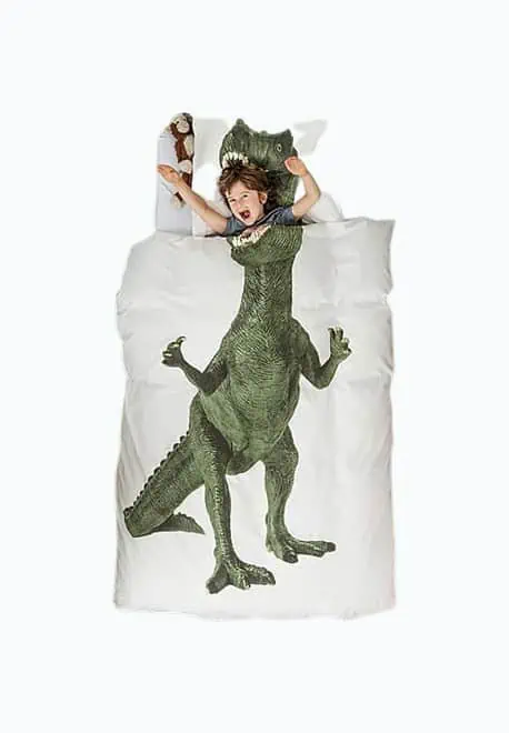 Product Image of the Dinosaur Duvet & Pillowcase Set