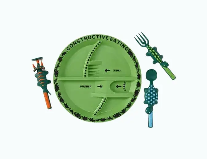Product Image of the Dinosaur Plate Set