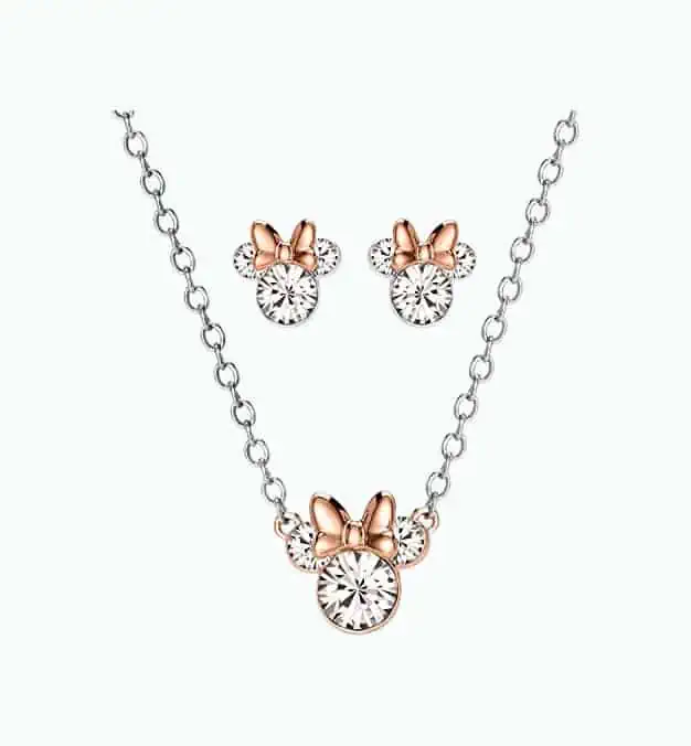 Product Image of the Disney Minnie Mouse Jewelry Set