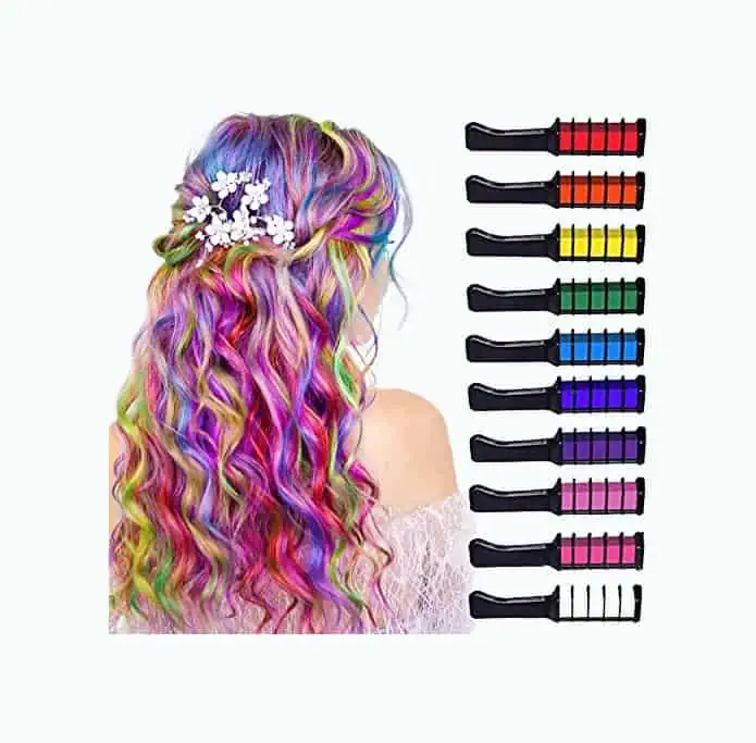 Product Image of the Disposable Hair Chalk Set