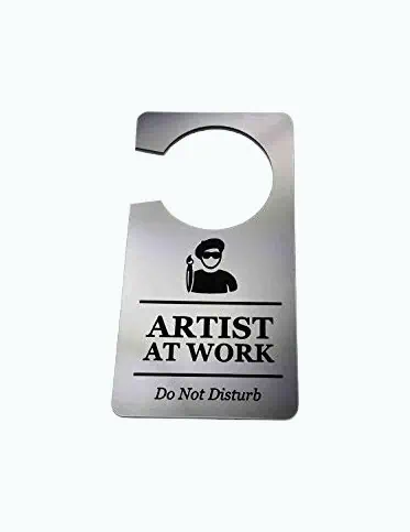 Product Image of the Do Not Disturb Artist Sign