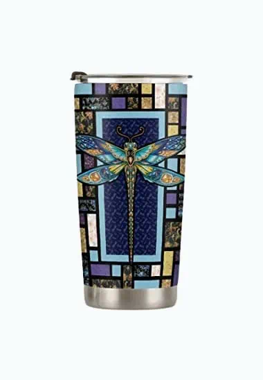 Product Image of the Dragonfly Travel Tumbler