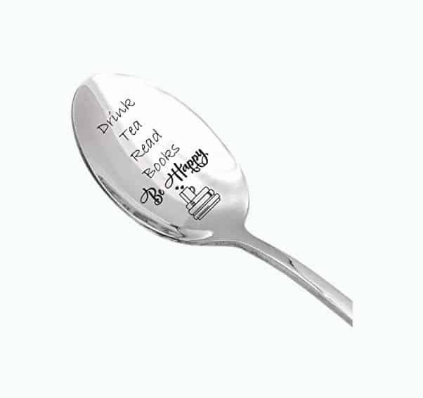Product Image of the Drink Tea Read Books Spoon Gift For Tea Lover 