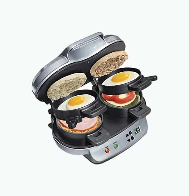 Product Image of the Dual Breakfast Sandwich Maker