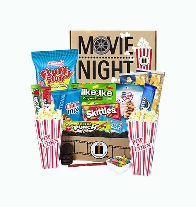 Product Image of the Easter Movie Night Gift Basket