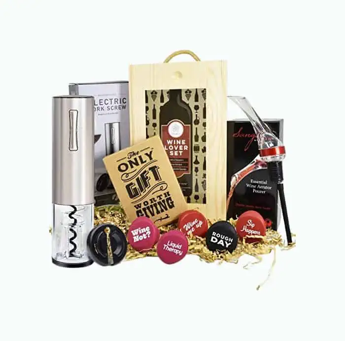 Product Image of the Electric Wine Opener Gift Set