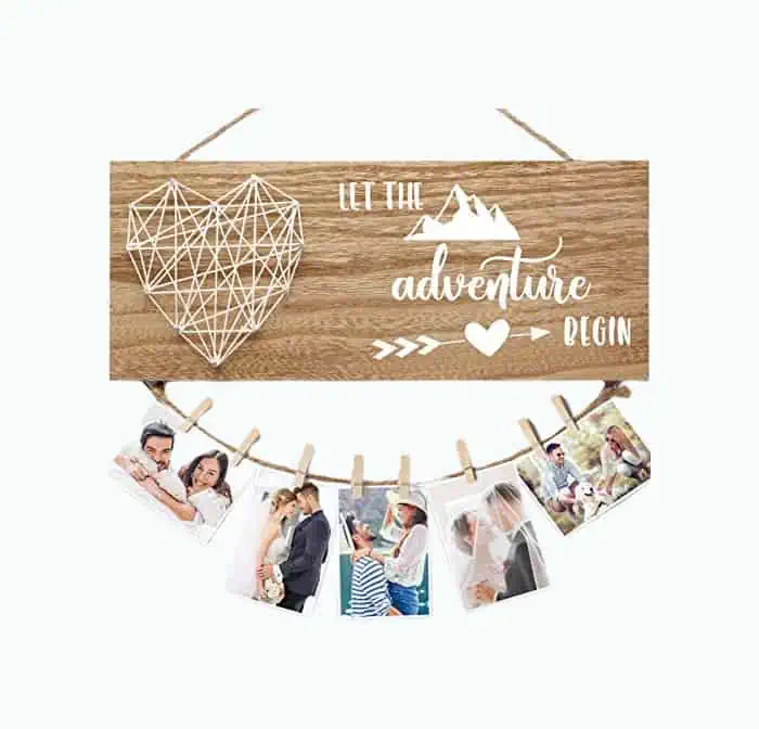 Product Image of the Engaged Photo Wall Hanging