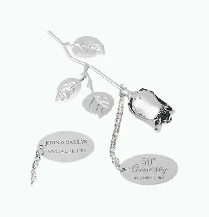 Product Image of the Engraved Anniversary Rose