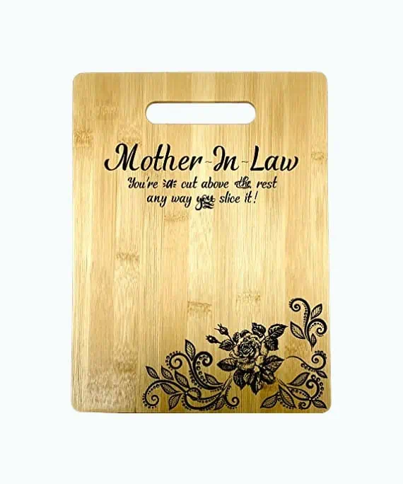 Product Image of the Engraved Bamboo Cutting Board