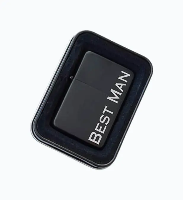 Product Image of the Engraved Best Man Lighter
