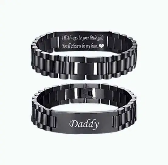 Product Image of the Engraved Dad Bracelet