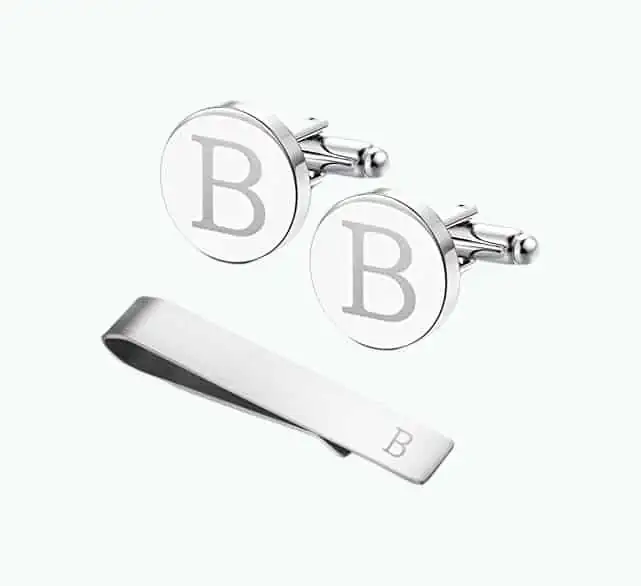 Product Image of the Engraved Initial Cufflinks