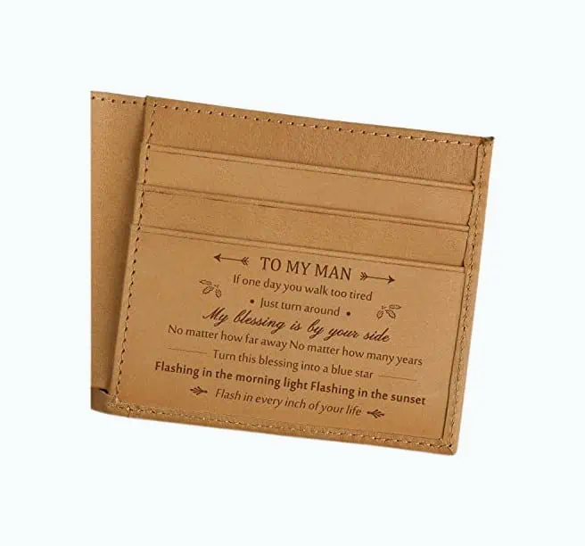 Product Image of the Engraved Wallet with Blessing