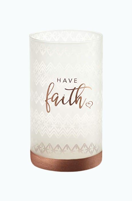 Product Image of the Faith Hurricane Candle Holder