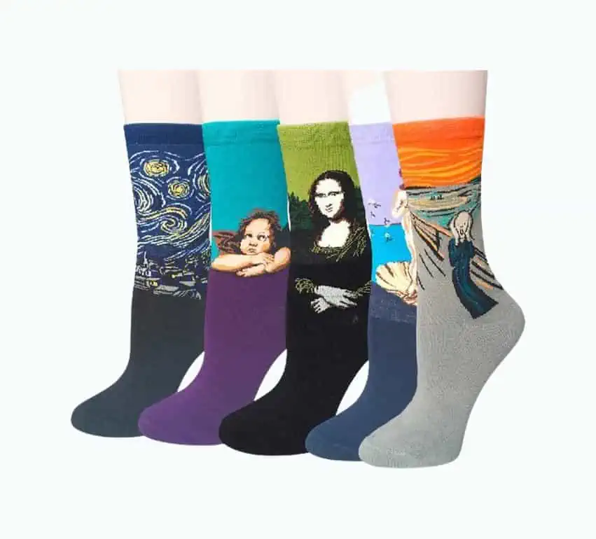 Product Image of the Famous Painting Socks