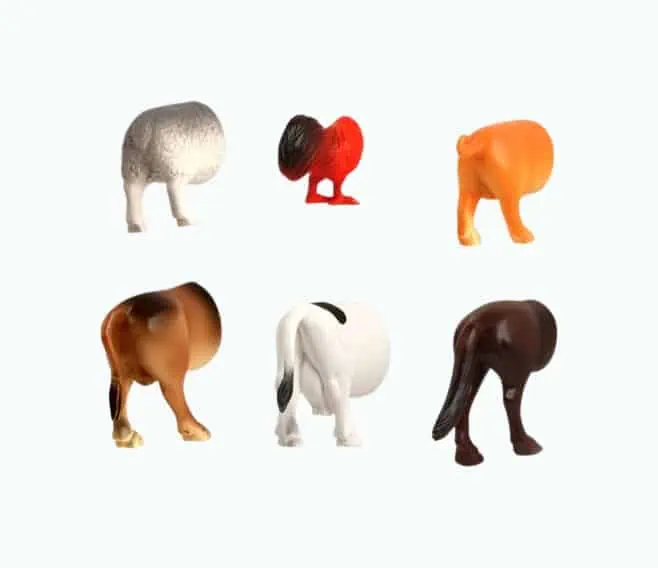 Product Image of the Farm Animal Butt Magnets