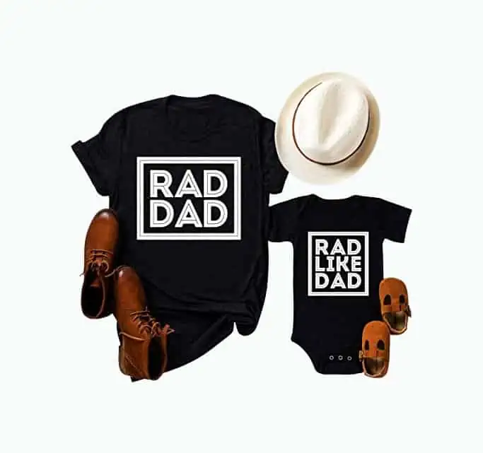 Product Image of the Father and Son Matching T-Shirt And Outfit 