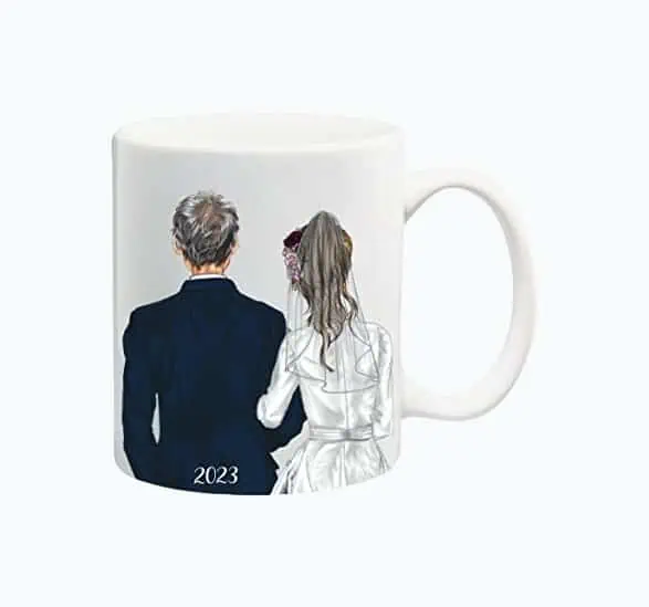 Product Image of the Father of the Bride Custom Mug