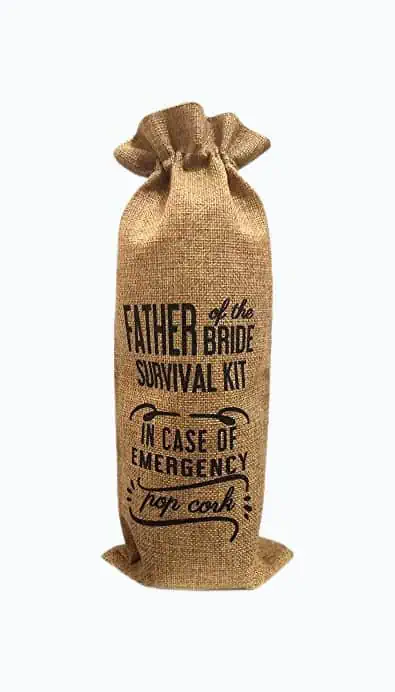 Product Image of the Father of the Bride Survival Kit Bag