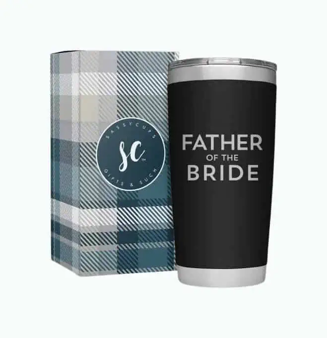 Product Image of the Father of the Bride Tumbler