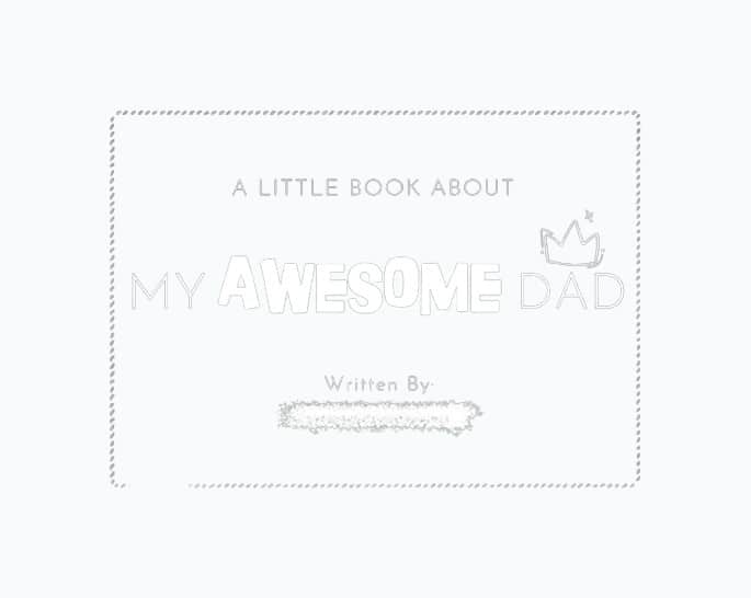 Product Image of the Fill-In-The-Blank Dad Book