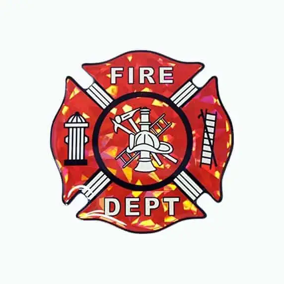Product Image of the Firefighter Support Auto Emblem