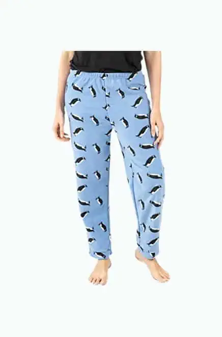 Product Image of the Fleece Penguin Pajama Pants