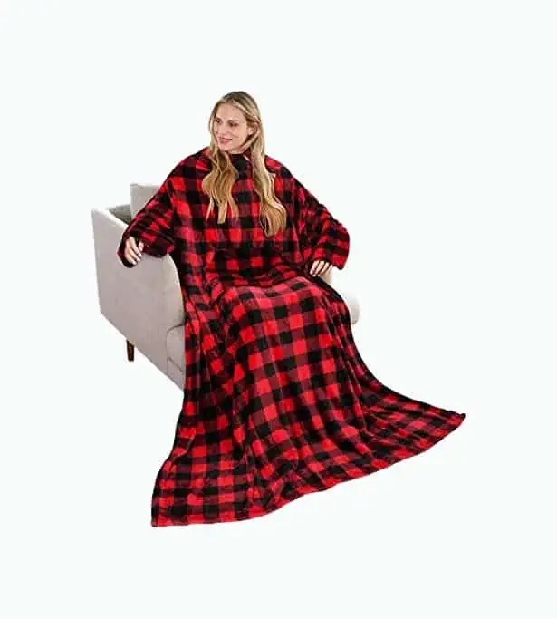 Product Image of the Fleece Wearable Blanket