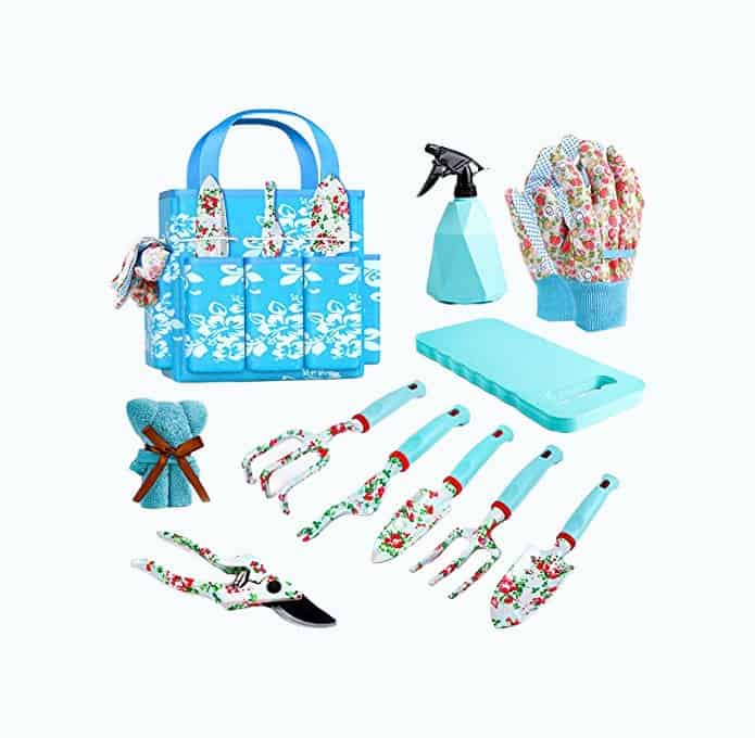 Product Image of the Floral Garden Tools Set