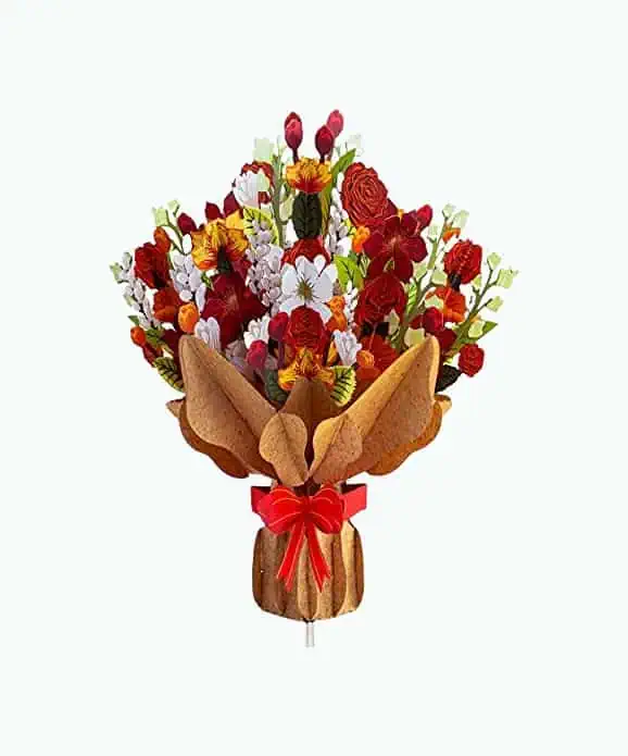 Product Image of the Flower Bouquet 3D Pop-Up Card