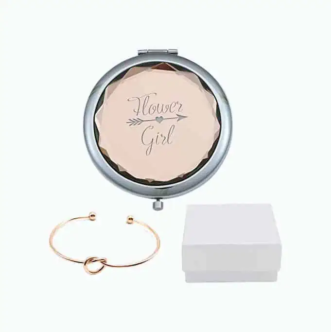 Product Image of the Flower Girl Compact Mirror