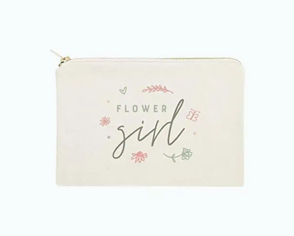 Product Image of the Flower Girl Cosmetic Bag