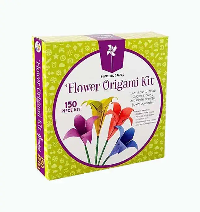 Product Image of the Flower Origami Kit