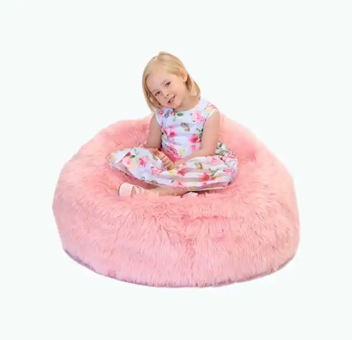 Product Image of the Fluffy Bean Bag Chair Cover