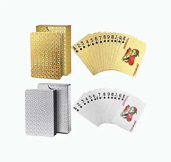 Product Image of the Foil Playing Cards Set