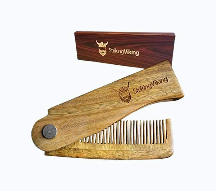 Product Image of the Folding Wooden Comb