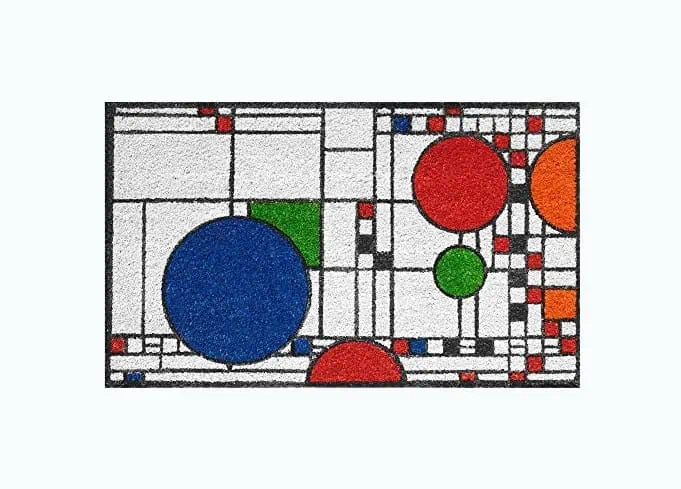 Product Image of the Frank Lloyd Wright Colored Coonley Playhouse Doormat