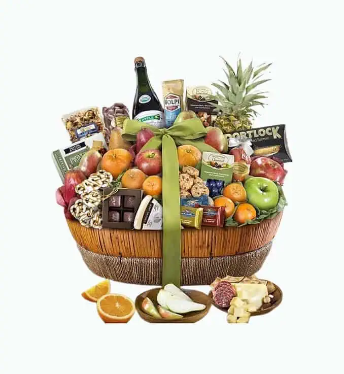 Product Image of the Fruit & Sweets Gift Basket
