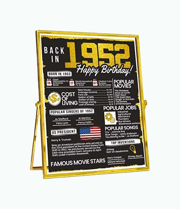 Product Image of the Fun Facts 70th Birthday Decorations