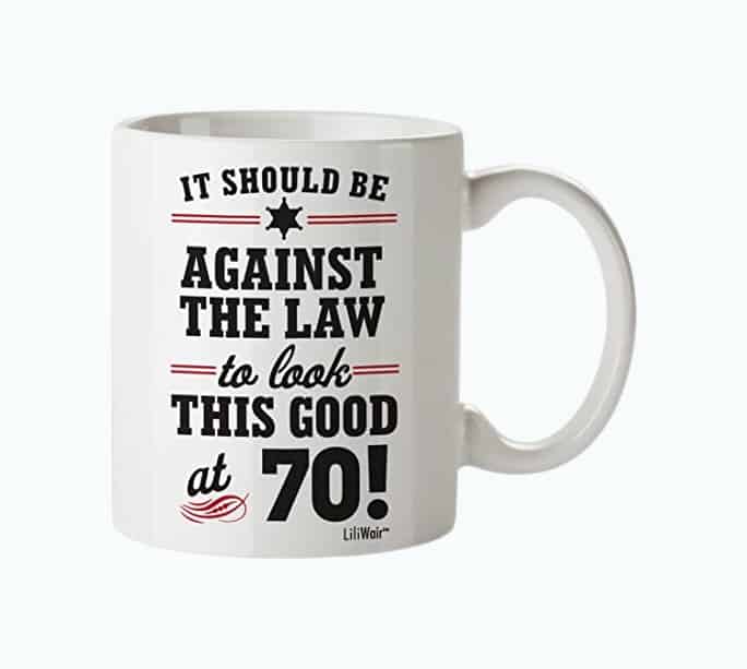 Product Image of the Funny 70th Birthday Mug