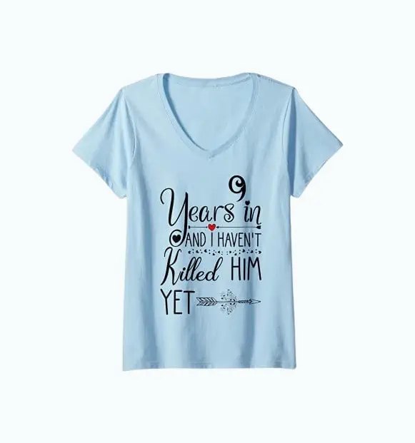 Product Image of the Funny 9th Anniversary T-Shirt