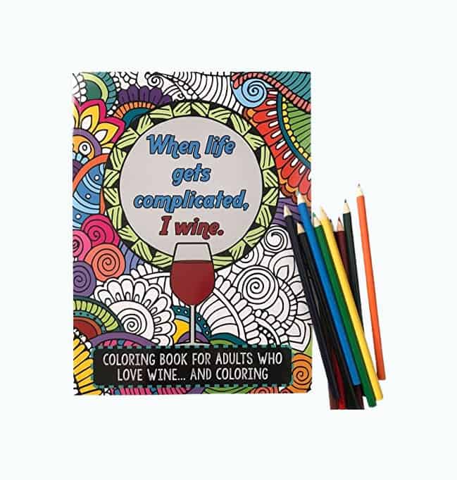 Product Image of the Funny Adult Coloring Book