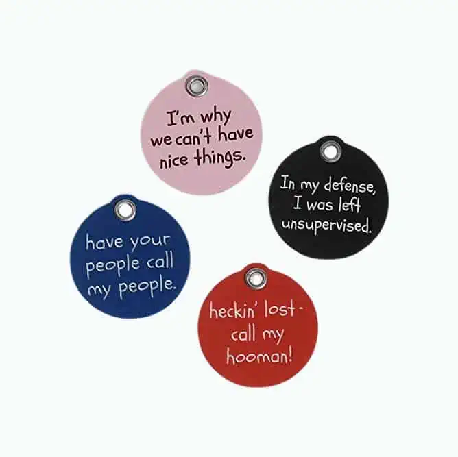 Product Image of the Funny Dog ID Tags